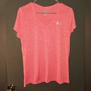 Under Armour Women's Coral V-Neck Tee